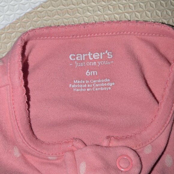 Carter's Just One You footed pajamas set, 3-6 months - Picture 2 of 2